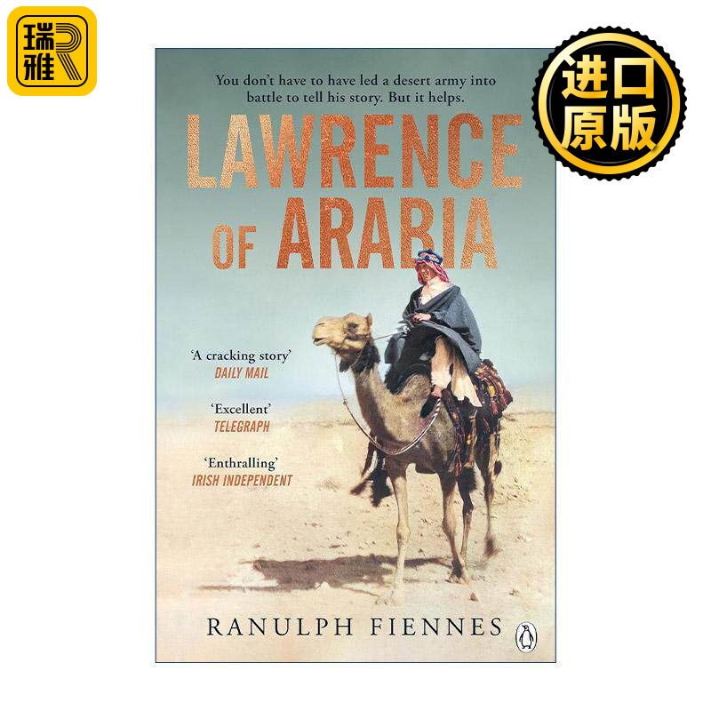 英文原版 Lawrence of Arabia 阿拉伯的劳伦斯传记 Ranulph Fiennes 英文版 进口英语原版书籍