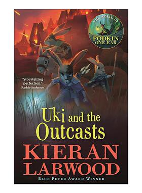 英文原版 Uki and the Outcasts 兔武士英雄传奇4 乌基与被放逐者 英文版 进口英语原版书籍