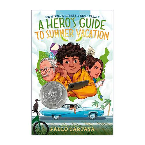 英文原版 A Hero's Guide to Summer Vacation 少年英雄的暑假指南 祖孙跨州公路旅行 ALSC年度推荐童书 儿童成长小说 英文版