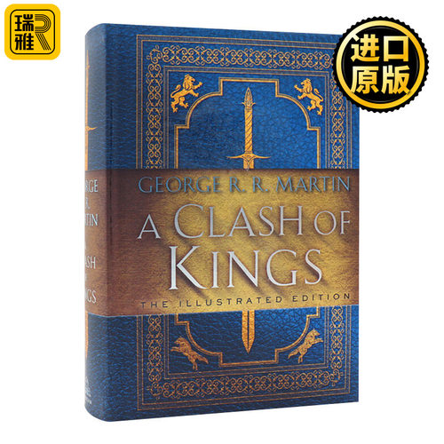 冰与火之歌2 列王的纷争 精装插图版 英文原版小说 A Clash of Kings The Illustrated Edition 权力的游戏 英文版 进口英语书籍 - 封面