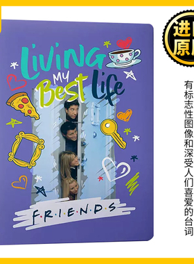 老友记 手帐笔记本 12个月计划日程 英文原版 Friends 12-Month Undated Planner 六人行 电视剧周边Insight Editions进口英语书籍