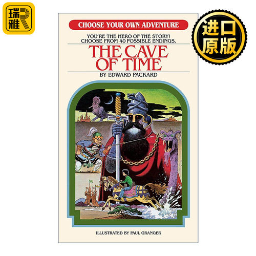 英文原版 The Cave of Time 时间隧道 儿童科幻小说 Edward Packard 英文版 进口英语原版书籍