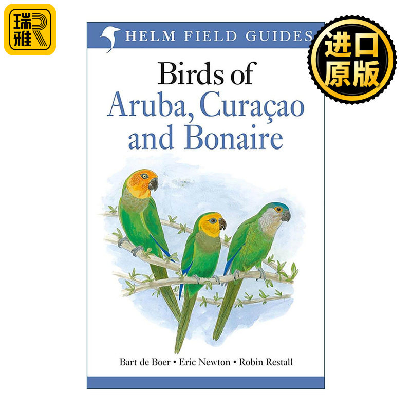 英文原版 Birds of Aruba Curacao and Bonaire 阿鲁巴 库拉索 博纳尔鸟类图鉴 英文版 进口英语原版书籍