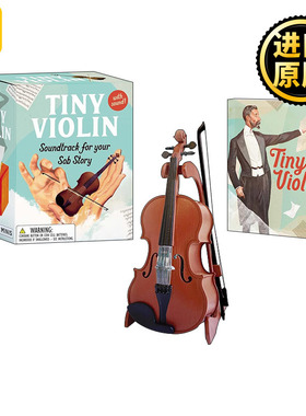 英文原版 Tiny Violin 小小提琴 迷你文创 英文版 进口英语原版书籍