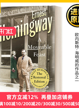 英文原版 A Moveable Feast Restored Edition 流动的盛宴 修复版 含海明威原始手稿 英文版 Ernest Hemingway 进口英语原版书籍