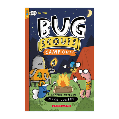 Bug Scouts 2 Camp Out 臭虫侦察兵2 学乐漫画 初级章节书 儿童幽默冒险故事