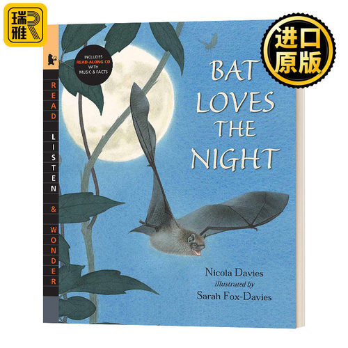 蝙蝠爱黑夜英文原版进口书