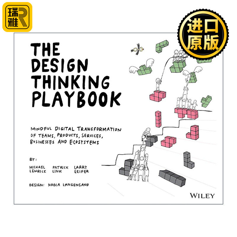 英文原版 The Design Thinking Playbook 设计思维手册 团队 产品 服务 业务和生态系统的数字化转型 英文版 进口英语原版书籍