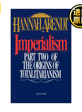 英文原版 Imperialism 极权主义三部曲之二 帝国主义 汉娜阿伦特 英文版 进口英语原版书籍