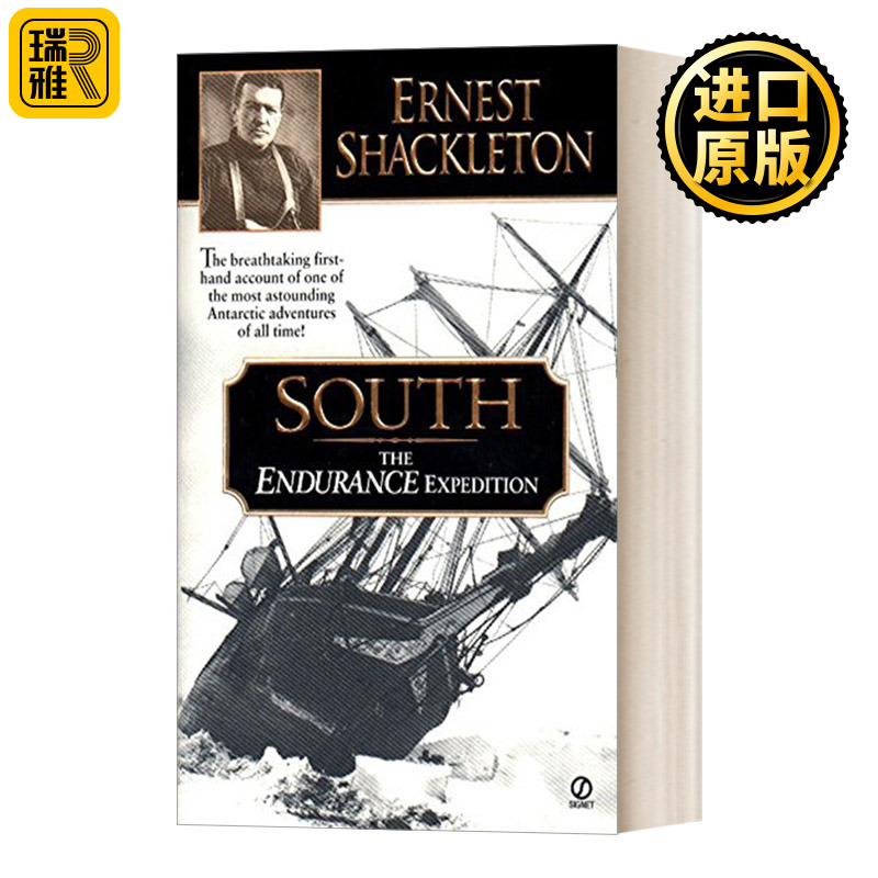 英文原版 South The Endurance Expedition南极“忍耐号”历险记英文版 Sir Ernest Shackleton进口英语原版书籍-封面