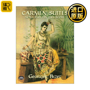 英文原版 Carmen Suites Nos 1 and 2 in Full Score 卡门组曲第1 2号全谱 英文版 进口英语原版书籍