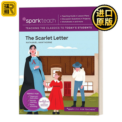 SparkTeach: The Scarlet Letter红字 英文原版