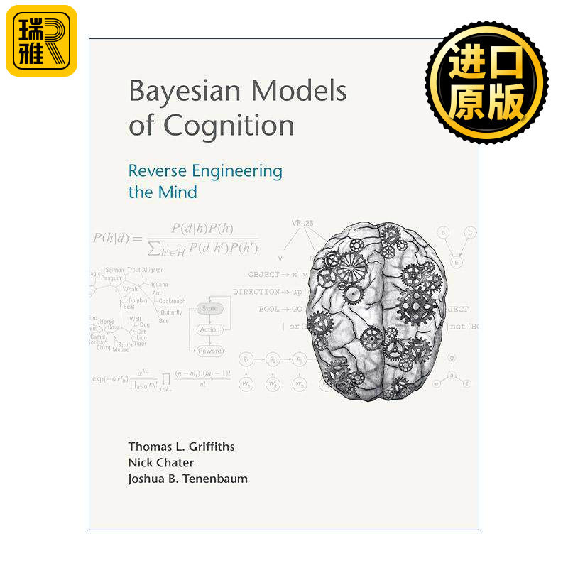 英文原版 Bayesian Models of Cognition The MIT Press 贝叶斯认知模型 思维逆向工程 普林斯顿大学教授Thomas L Griffiths 精装