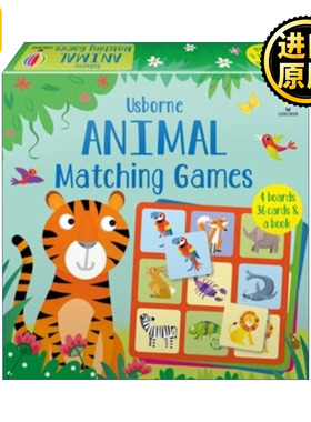 Animal Matching Games and Book 动物卡片游戏套盒