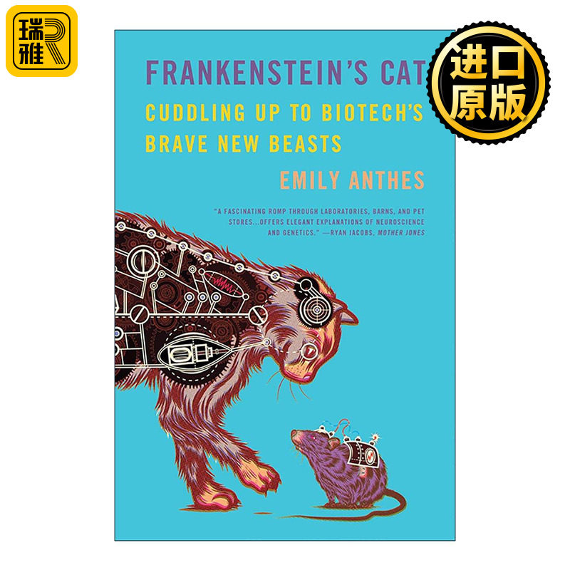 英文原版 Frankenstein's Cat 科学怪人的猫 生物技术及其对动物世界影响 2014年斯巴鲁图书奖 英文版 进口英语原版书籍
