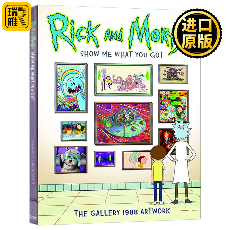 瑞克与莫蒂1988画廊艺术设定集给我看看你有什么英文原版 Rick and Morty Show Me What You Got第二季科幻动画莫迪和瑞克