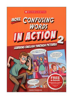 英文原版 More Confusing Words In Action 2 学乐画中画 更多易混淆词卷2 英文版 进口英语原版书籍