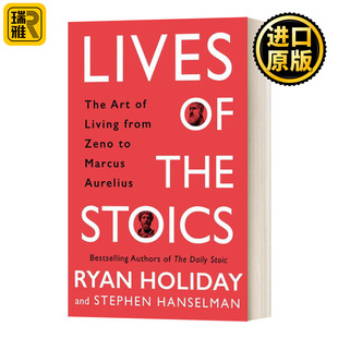 Ryan Lives the Holiday 书籍 从芝诺到马可奥勒留 Stoics 英文版 斯多葛学派哲学家 精装 艺术人生 英文原版 进口英语原版