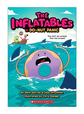 英文原版 The Inflatables in Do-Nut Panic! 充气艇大作战2 图像小说 英文版 进口英语原版书籍