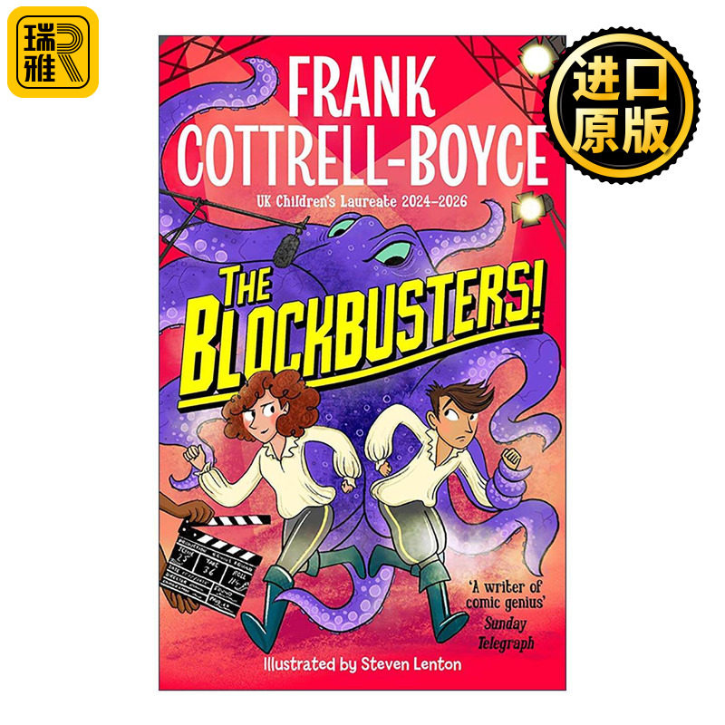英文原版 The Blockbusters 好莱坞大片 儿童幽默动作冒险小说 儿童桂冠 百万小富翁作者弗兰克Frank Cottrell-Boyce 英文版