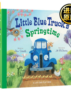 Little Blue Truck s Springtime 蓝色小卡车的春天 英文原版儿童绘本