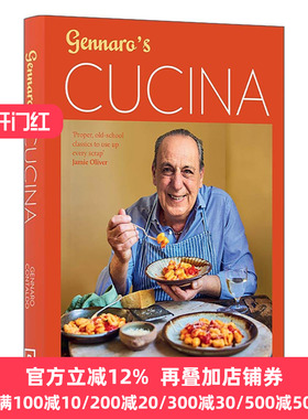 英文原版 Gennaro's Cucina 意大利名厨Gennaro Contaldo的经典意式食谱全书 物尽其用的烹饪指南 精装 英文版 进口英语原版书籍