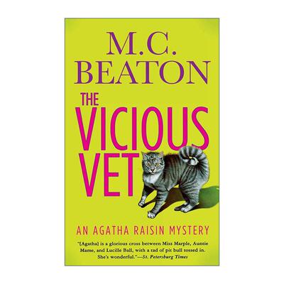 英文原版 The Vicious Vet 恶毒的兽医 阿加莎·瑞森探案集 英文版 进口英语原版书籍