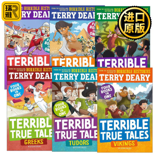 英文原版 Terrible True Tales 糟糕又真实的故事系列6册 Terry Deary 英文版 进口英语原版书籍