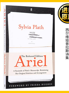 爱丽尔 西尔维娅普拉斯诗集 英文原版 Ariel The Restored Edition修订版 爱丽儿 Sylvia Plath 钟形罩The Bell Jar作者 英语书籍