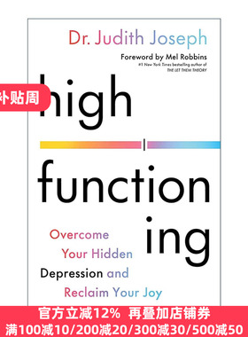 英文原版 High Functioning 高功能抑郁症 形成原因与应对方法 Judith Joseph 英文版 进口英语原版书籍