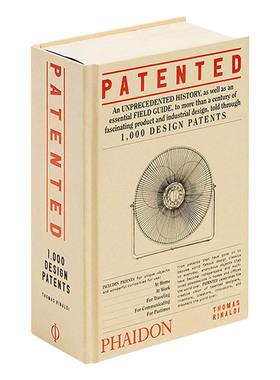 专利 1000项外观设计专利 英文原版 Patented 工业设计产品设计家居设计创新图册案例工具书 英文版 Thomas Rinaldi 进口英语书籍