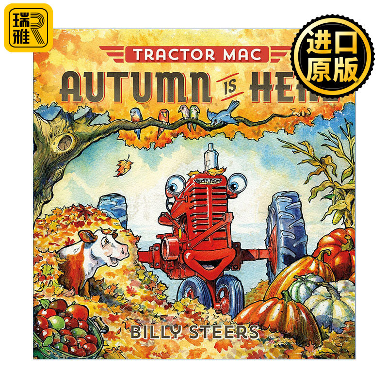 Tractor Mac: Autumn Is Here 红色大拖拉机麦克 秋天到了  精装绘本
