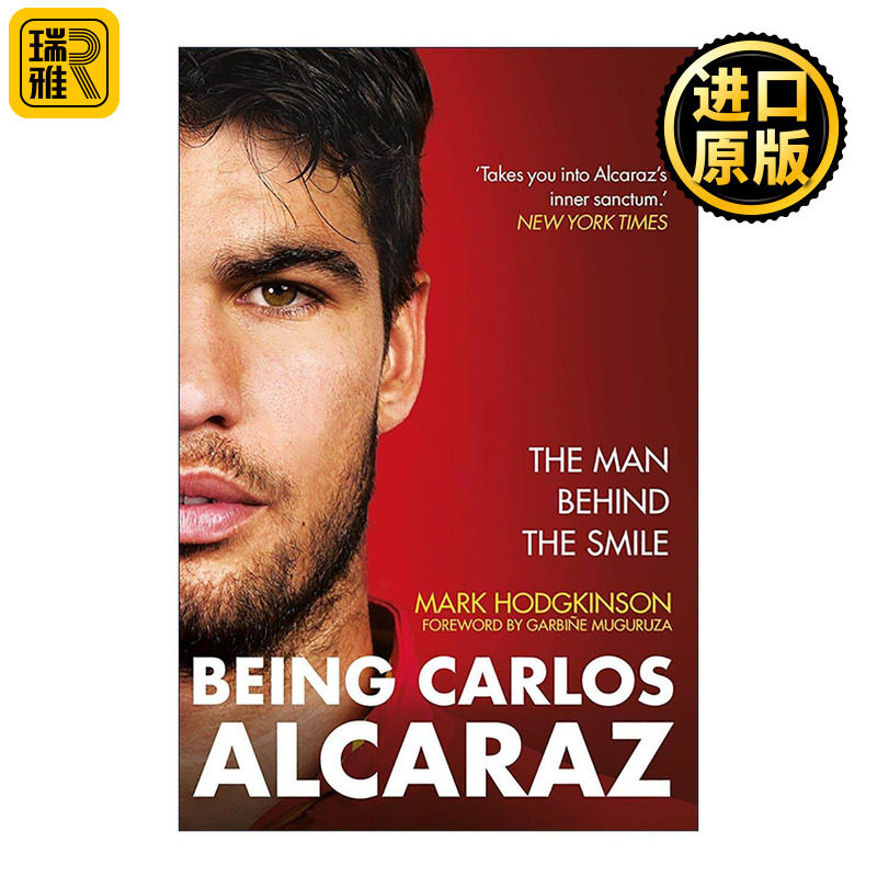 英文原版 Being Carlos Alcaraz Behind the Smile 卡洛斯·阿尔卡拉斯 微笑背后 2025年法网冠军 阿卡 英文版 进口英语原版书籍