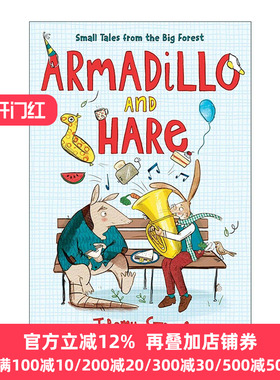 英文原版 Armadillo and Hare 如何与朋友相处 精装图画书 英文版 进口英语原版书籍