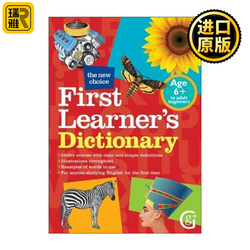 英文原版 First Learner's Dictionary 初级学习者词典 6岁以上青少年英语初学者词典 Geddes & Grosset 英文版 进口英语原版书籍