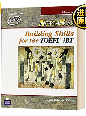 朗文托福笔试高阶课程 NorthStar Building Skills for the TOEFL iBT Advanced Student Book 英文原版 备考资料教材 进口英语书