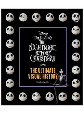 英文原版 Tim Burton's Nightmare Before Christmas 蒂姆伯顿 圣诞夜惊魂 视觉历史 精装 英文版 进口英语原版书籍