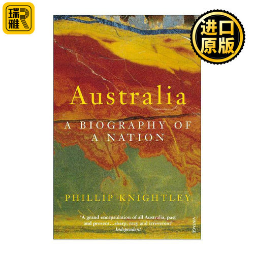英文原版 Australia A Biography of a Nation 澳大利亚 一部国民的传记 Phillip Knightley 英文版 进口英语原版书籍
