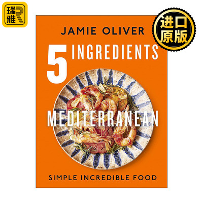 5 Ingredients Mediterranean 杰米奥利弗5种食材地中海料理食谱书 精装