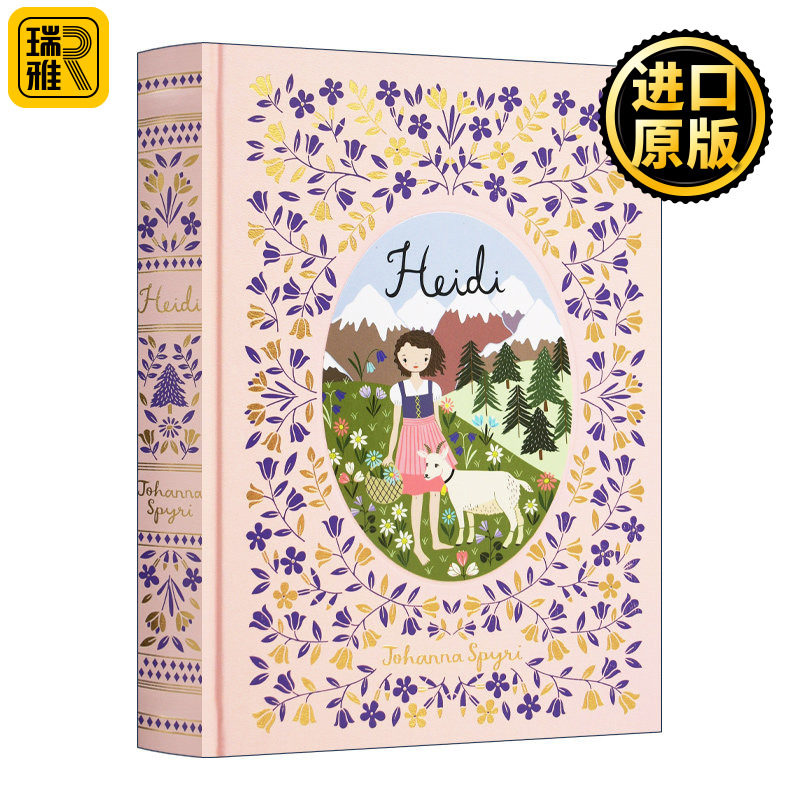 正版 Heidi  (children's) Heidi 海蒂 皮革精装版 巴诺儿童经典 英文原版 进口英语书籍