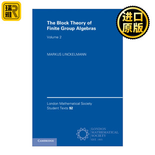 Theory Block Finite Algebras 英文原版 Group The