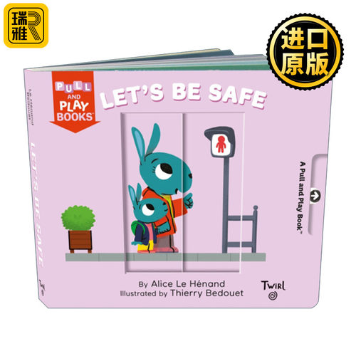 Pull and Play Books: Let's Be Safe 抽拉玩机关操作书  安全第一