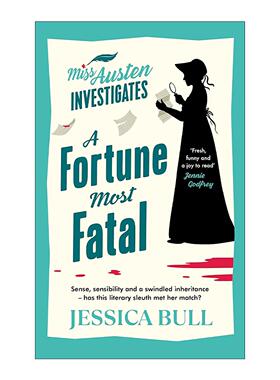 英文原版 A Fortune Most Fatal 奥斯汀小姐探案2 畅销悬疑浪漫喜剧 Jessica Bull 英文版 进口英语原版书籍