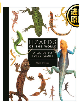 英文原版 Lizards of the World: A Guide to Every Family 蜥蜴世界