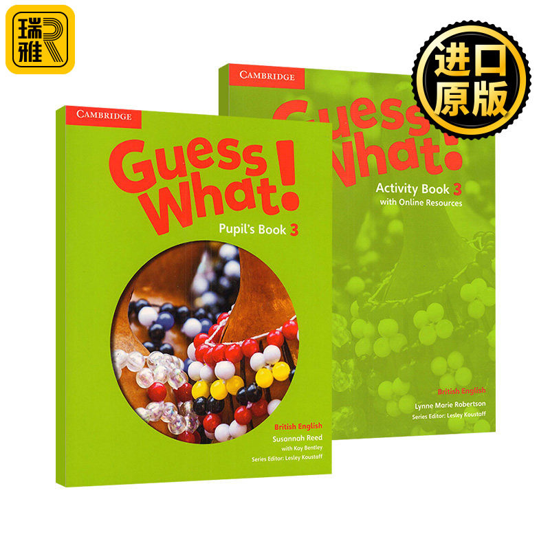 剑桥少儿英语教材3级别 Guess What Level 3 Pupil's Book 英文原版 学生套装小学三年级主课本练习册 全英文版进口原版英语书籍