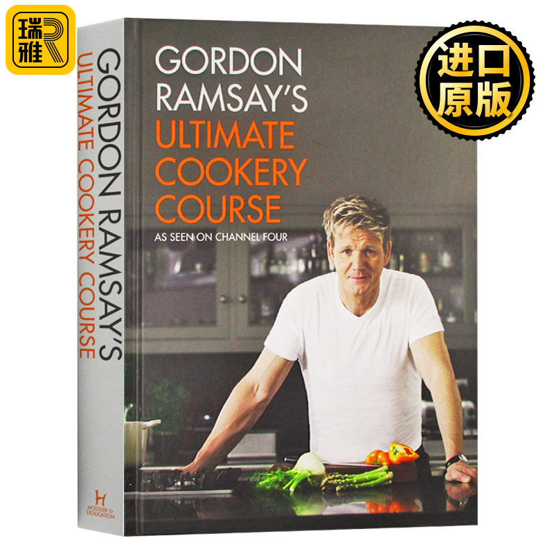 Gordon Ramsay's Ultimate Cookery Course 戈登·拉姆齐：厨艺课 地狱厨房 精装  英文原版
