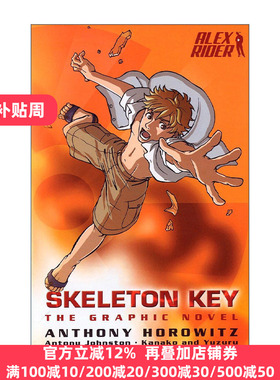 英文原版 Skeleton Key the Graphic Novel Alex Rider 03 万能钥匙 少年007系列3 漫画小说 Anthony Horowitz 进口英语原版书籍