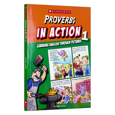 英文原版 Proverbs In Action 1 学乐画中画 谚语卷1 英文版 进口英语原版书籍