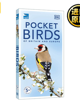 英文原版 RSPB Pocket Birds of Britain and Europe 5th Edition