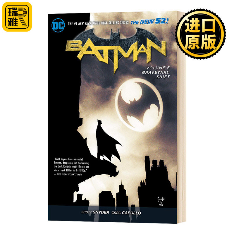 蝙蝠侠卷6 墓地转移 英文原版 Batman Vol. 6 Graveyard Shift The New 52 全英文版 Scott Snyder 进口原版英语书籍